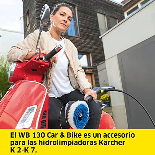 Kärcher WB 130 Car & Bike Cepillo de lavado giratorio, Accesorio para Hidrolimpiadoras K 2-K 7 de Kärcher, Recambio Intercambiable, Para Vehículos