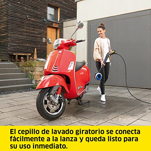 Kärcher WB 130 Car & Bike Cepillo de lavado giratorio, Accesorio para Hidrolimpiadoras K 2-K 7 de Kärcher, Recambio Intercambiable, Para Vehículos