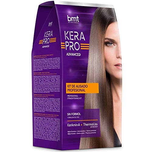 KATIVA BMT KERAPRO Advanced | Kit de Alisado Profesional | Keramin-A + ThermoLiss | Sin Formol | Mono uso 240 ml