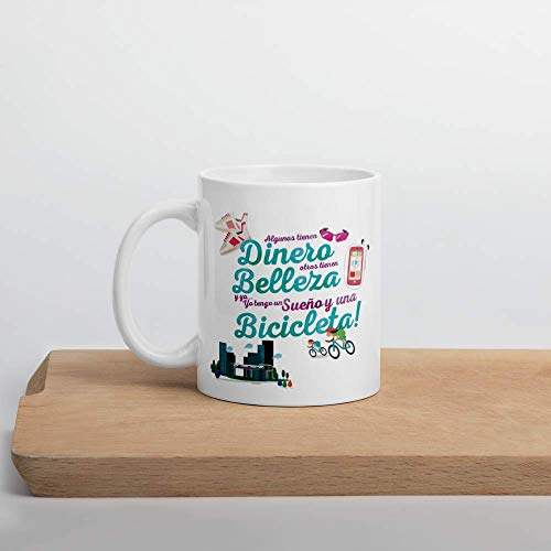 Kembilove Taza de Café para el Mejor Ciclista del Mundo – Taza de Desayuno para la Oficina – Taza de Café y Té para Profesionales – Tazas de Profesiones para Ciclistas