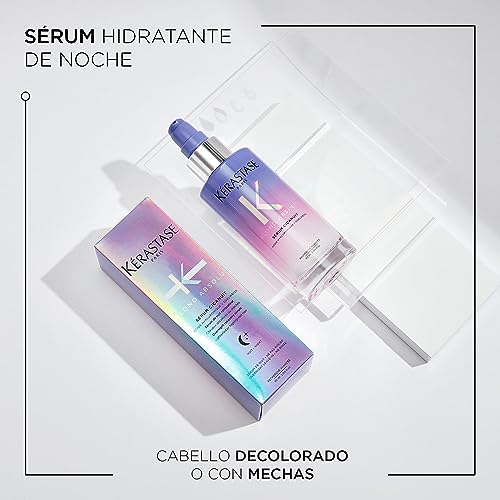 Kérastase | Blond Absolu, Sérum Reparador, Para Pelo Teñido y Decolorado, Con Ácido Hialurónico, Sérum Cicanuit, 90 ml