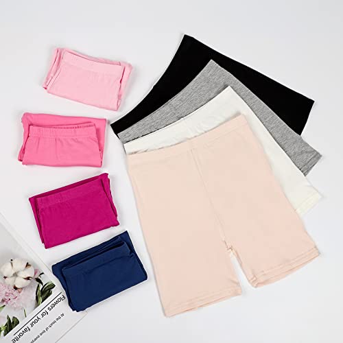 KEREDA Pantalones Cortos Niña Mallas Cortas Pantalon Pantalón Leggings Short Algodón Pack de 8