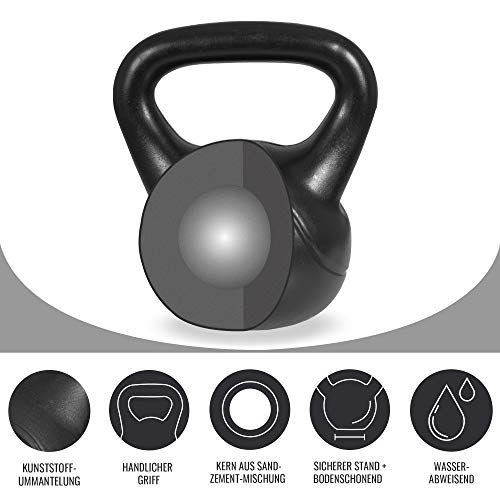 Kettlebell o Pesa rusa vinilo 2 kg - 20 kg