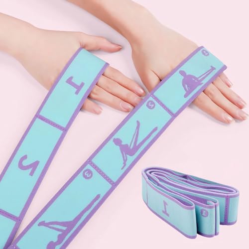 KGDUYC Tronco propiocepcion Suelo pelvico,Pilates Accesorios,Banda elástica para Yoga,Banda elástica para Fitness,Banda de Resistencia, Banda elástica para Baile de 8 Cuadros,Banda elástica Digital