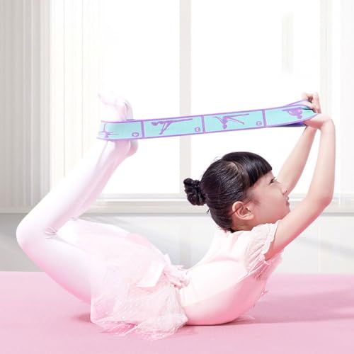 KGDUYC Tronco propiocepcion Suelo pelvico,Pilates Accesorios,Banda elástica para Yoga,Banda elástica para Fitness,Banda de Resistencia, Banda elástica para Baile de 8 Cuadros,Banda elástica Digital