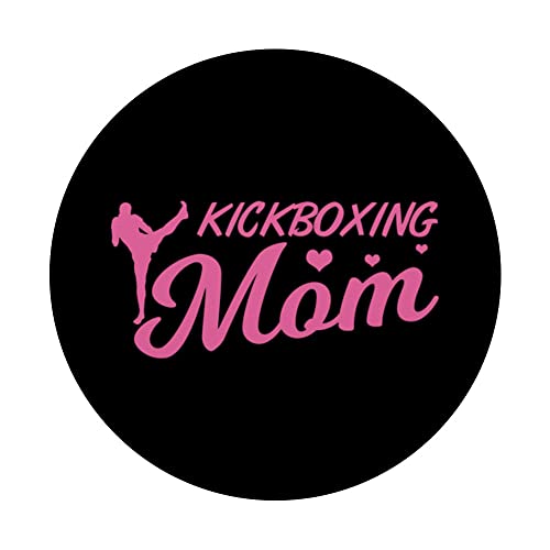 Kickboxing Madre Kickboxing Entusiasta Muay Thai PopSockets PopGrip Intercambiable