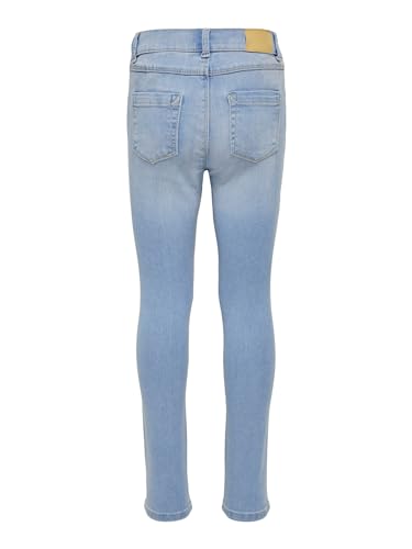 Kids ONLY KONROYAL Life REG Skinny BJ13333 Noos Jeans, Light Blue Denim, 140 para Niñas