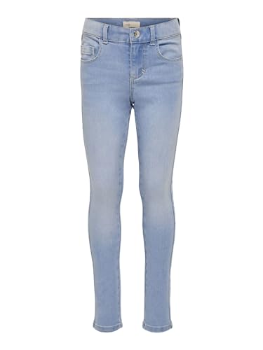 Kids ONLY KONROYAL Life REG Skinny BJ13333 Noos Jeans, Light Blue Denim, 140 para Niñas