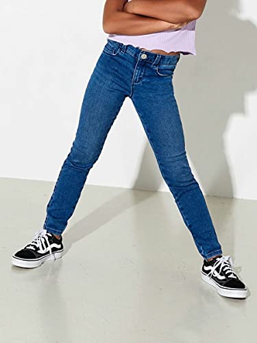 Kids ONLY KONROYAL REG Skinny PIM504 Noos Jeans, Medium Blue Denim, 164 para Niñas