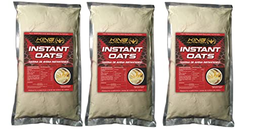 King Nutrition Instant Oats 1kg Harina de avena (Fresa, 3kg)