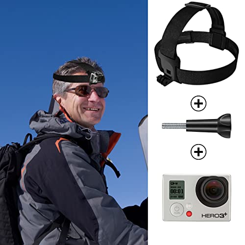 Kit 9 en 1 Accesorios Gopro Camara Deportiva, Arnes Pecho, Correa de Cabeza, Muñequera, Mochila Clip, Compatible con Gopro Hero 9 8 7 6 5, Xiaomi Yi, SJCAM, Insta360