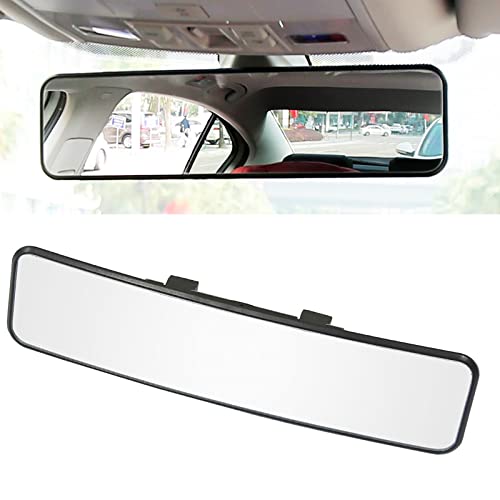 Kitbest - Espejo retrovisor universal para el interior del coche, espejo retrovisor panorámico, gran angular, convexo, SUV, camiones (11.4 pulgadas de largo x 2.9 pulgadas de alto)