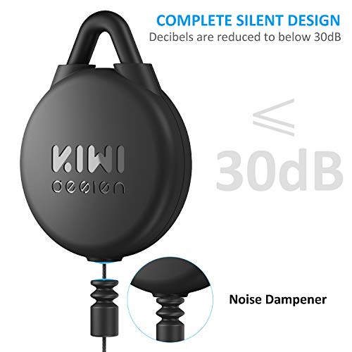 KIWI design Gestión de Cable VR, 6 Packs Sistema de Suspensión VR para HTC Vive/Pro/Oculus Rift/Oculus Rift S/Sony Playstation VR/Microsoft MR/Samsung Odyssey Accessori VR(Negra)