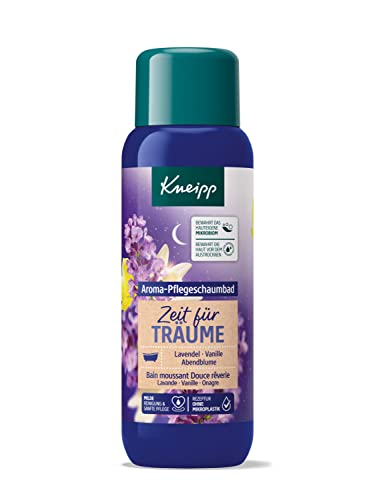 Kneipp Aroma de cuidado baño de espuma Tiempo para Träume Lavanda Noche de vainilla y flores, 400 ml