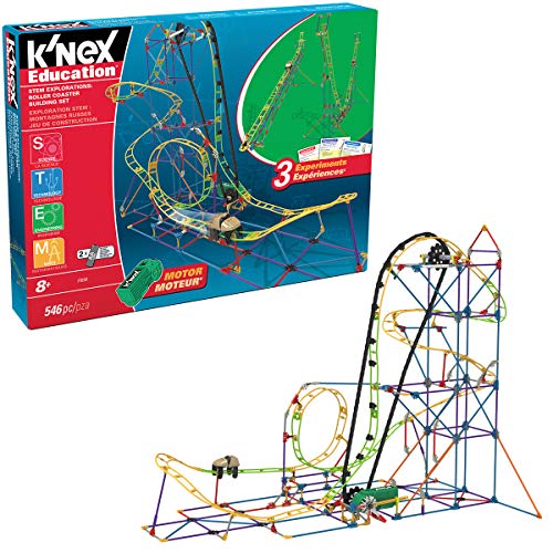 K'Nex 77077 STEM Explorations Roller Coaster Building Set for Ages 8+ Construction Education Toy, 546 Pieces