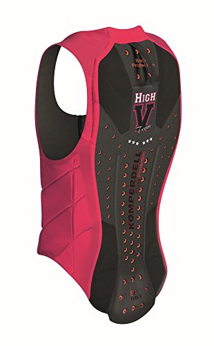 KOMPERDELL Ballistic Vest Junior Pink Protección, Juventud Unisex, Negro/Rosa, 152