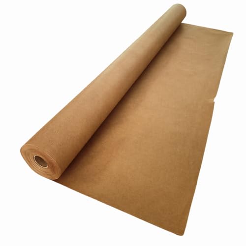 KOUSEL BOBINA ROLLO PAPEL RECICLADO CUBRE SUELOS PROTECTOR SUELOS,EMBALAJE Y RELLENO 90CM X 45METROS, USADO POR PROFESIONALES (Economico 65 GR)