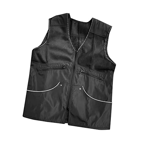 kowaku Chaleco de adiestramiento de Perros para adiestradores Ropa Protectora Ropa de adiestrador de Perros Chaqueta de adiestrador de Perros Chaleco de, Negro, XXXL