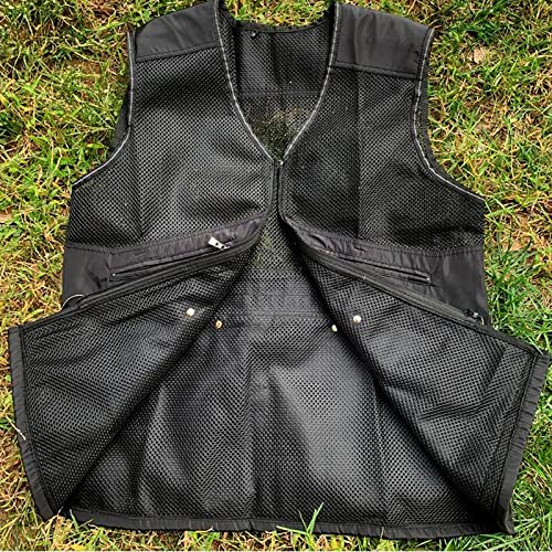 kowaku Chaleco de adiestramiento de Perros para adiestradores Ropa Protectora Ropa de adiestrador de Perros Chaqueta de adiestrador de Perros Chaleco de, Negro, XXXL