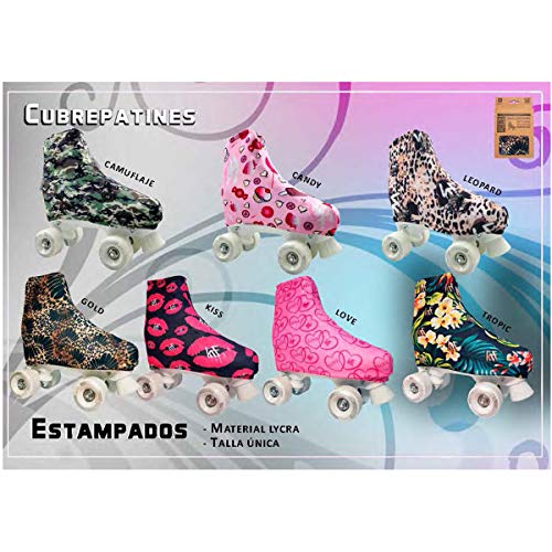 KRF SCHOOL KRF Cubre Patin Candy Accesorios, Adultos Unisex, Rosa, Único