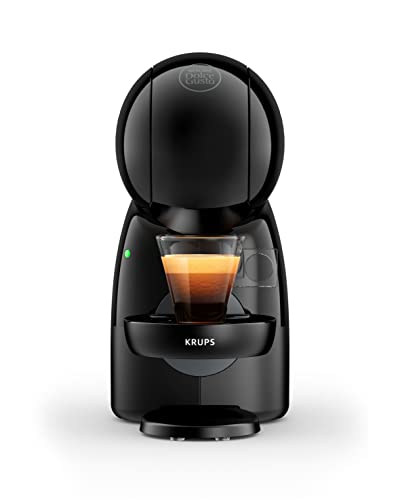 Krups Nescafé Dolce Gusto Piccolo XS KP1A3BCAS - Cafetera de cápsulas de 15 bares,0.8L capacidad, caliente en 40 s, modo eco, color negro