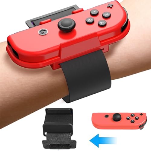 KSURTW 2Pcs Correas de Muñeca Compatible con Nintendo Switch Joy-con Mandos, Just Dance 2024/2023/2022/2021, Switch Sports/Zumba Burn It Up/Fitness Boxing