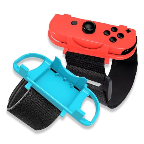 KSURTW 2Pcs Correas de Muñeca Compatible con Nintendo Switch Joy-con Mandos, Just Dance 2024/2023/2022/2021, Switch Sports/Zumba Burn It Up/Fitness Boxing