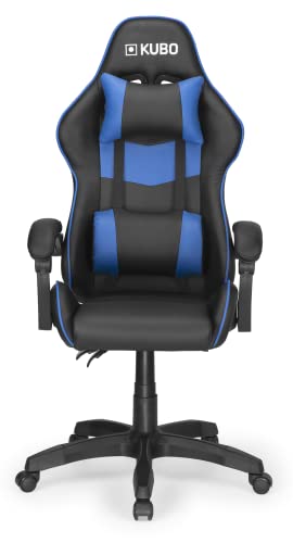 KUBO Silla de Gaming Ergonómica, Azul, One Size