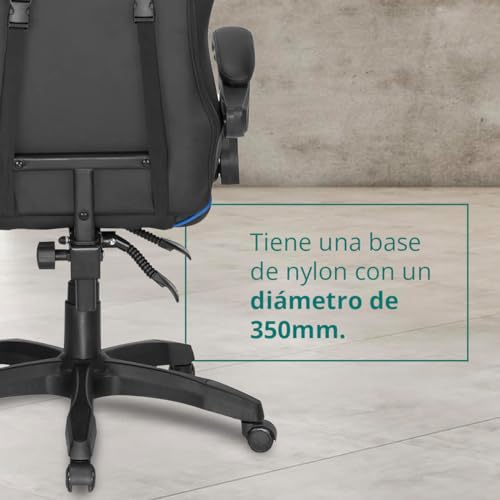 KUBO Silla de Gaming Ergonómica, Azul, One Size