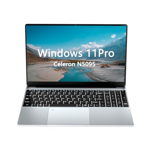 KUU Ordenador Portatil Windows 11Pro,Computadora Portatil 16GB+512GB SSD Convertible 180° PC Portatil Celeron N5095 15.6 Inch Desbloqueo de Huellas Dactilares Teclado Retroiluminado WiFi+BT Laptop