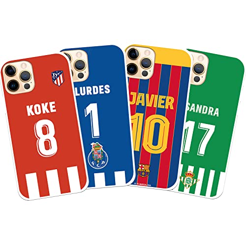 LA CASA DE LAS CARCASAS Funda para iPhone 7 - iPhone 8 - iPhone SE - iPhone SE 2022 del Real Betis Balompié PersonalizadaLicencia Oficial Real Betis Balompié