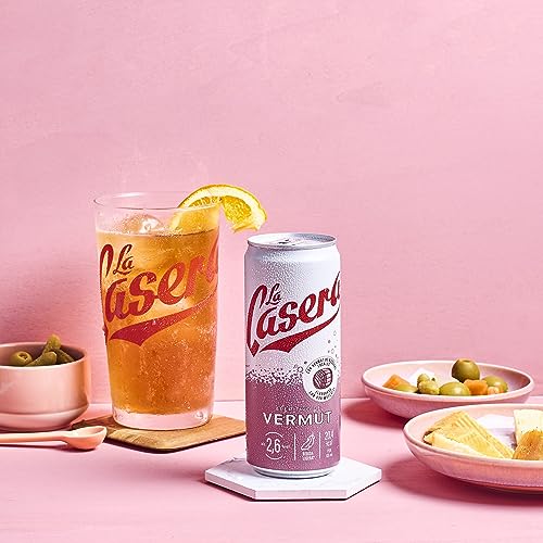 La Casera Aperitivo de Vermut - Lata, Pack 24 x 33 cl