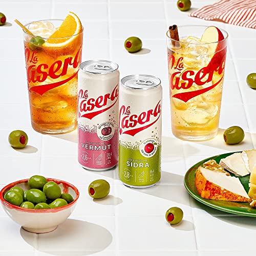 La Casera Aperitivo de Vermut - Lata, Pack 24 x 33 cl