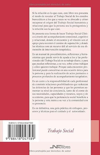 La dimensión terapéutica del Trabajo Social: Guía práctica para el desarrollo del Trabajo Social Clínico, volviendo a su origen humanista y relacional: 12