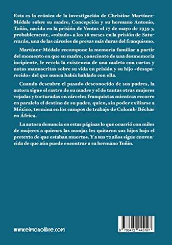 La maleta de mi madre: Una investigación abierta sobre un niño nacido y “robado” en prisiones franquistas (MEMORIA)