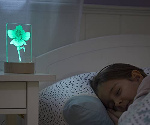 LA PUERTA MÁGICA Luz Nocturna Infantil Lampara 3D Infantil Bebe Luz Quitamiedos Infantil Decoracion Dormitorio Regalo Original para Niñas Niños 4 5 6 7 8 Años