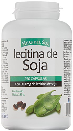 Laboratorios YNSADIET HIJAS DEL SOL Lecitina de Soja - 250 Cápsulas Blandas, 250 unidad, 250