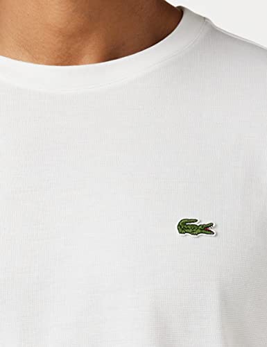 Lacoste Th7618 Camiseta, Blanc, L para Hombre