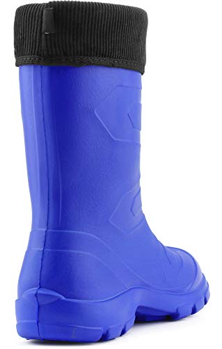 Ladeheid Botas de Agua Antideslizantes en EVA Mujer LALMG879(Aciano/Negro, 40 EU)