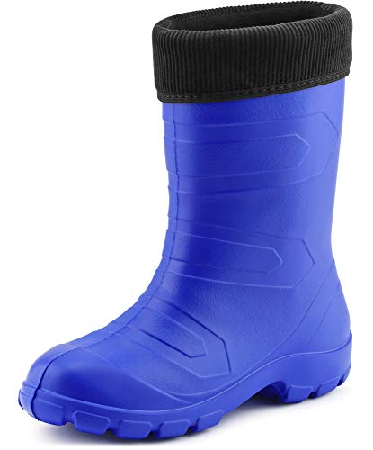 Ladeheid Botas de Agua Antideslizantes en EVA Mujer LALMG879(Aciano/Negro, 40 EU)