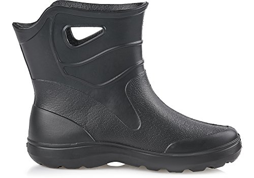 Ladeheid EVA Botas de Goma Hombre KL027M (Negro, 44 EU)