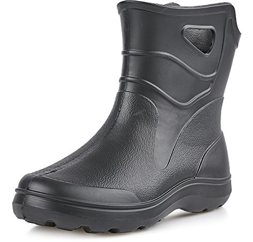 Ladeheid EVA Botas de Goma Hombre KL027M (Negro, 44 EU)