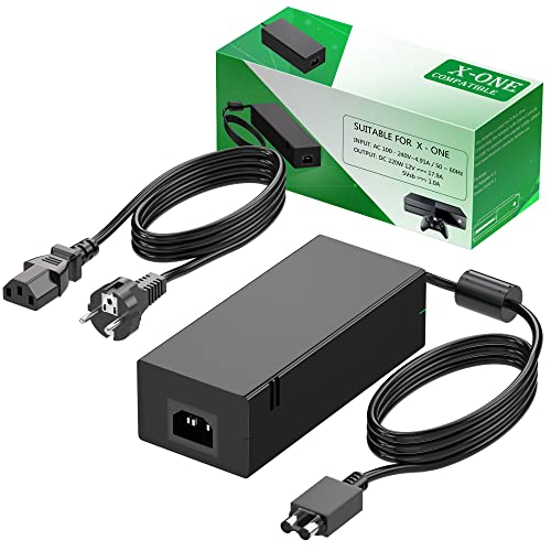 Ladrillo de alimentación para Xbox One, 【Worldwide】 Ladrillo Cargador de alimentación de CA para Xbox One,100-240V de Voltaje.