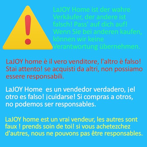 LaJOY home es un verdadero vendedor, ¡otros son falsos! ¡Ten cuidado! Cabezal de Ducha de Mano de Alta Presión