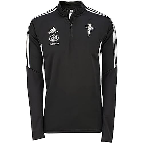 LALIGA GROUP INTERNATIONAL SL. Real Club Celta de Vigo - Sudadera de Entrenamiento Jugadores y Portero 22/23, Sudadera de Fútbol Oficial, Hombre, Negro, S