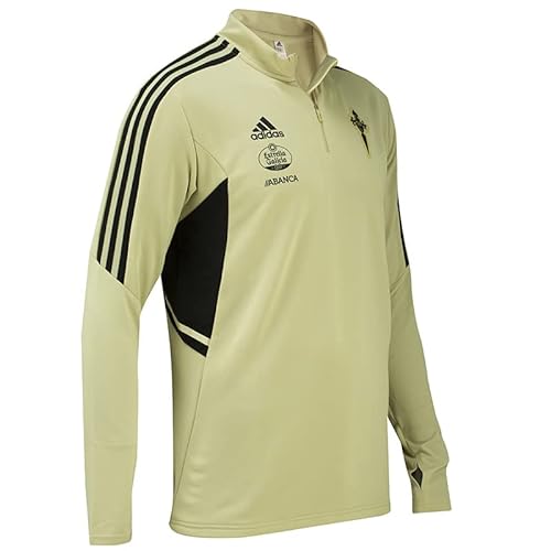 LALIGA GROUP INTERNATIONAL SL. Real Club Celta de Vigo - Sudadera de Entrenamiento Técnicos 22/23, Sudadera de Fútbol Oficial, Hombre, Beige Arena, S