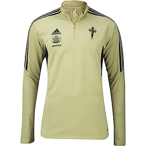 LALIGA GROUP INTERNATIONAL SL. Real Club Celta de Vigo - Sudadera de Entrenamiento Técnicos 22/23, Sudadera de Fútbol Oficial, Hombre, Beige Arena, S