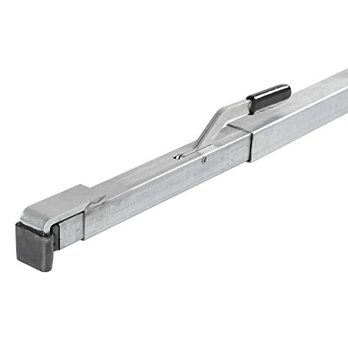 Lam97243 - Barra sujeta Carga Cuadrada con Pinzas de Acero galvanizado para Uso Horizontal