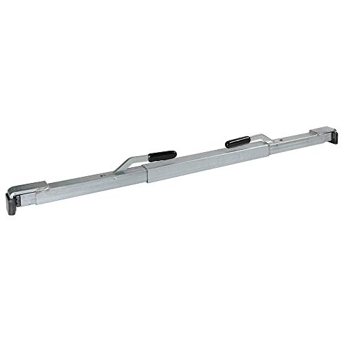 Lam97243 - Barra sujeta Carga Cuadrada con Pinzas de Acero galvanizado para Uso Horizontal