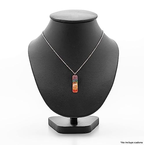 LAMARE - Colgante de Orgonita Lingote de los 7 Chakras – Equilibrio Energético - Armonía – Regalo Madre